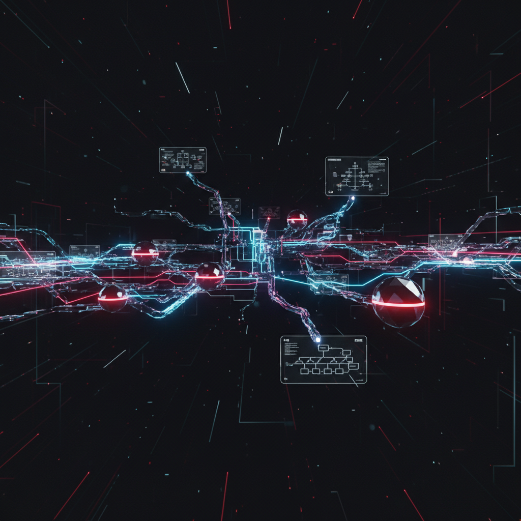 Intelligent automation and data network visualization